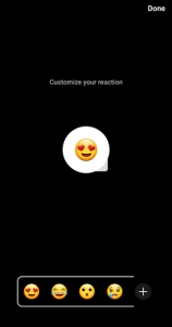 customize your reaction